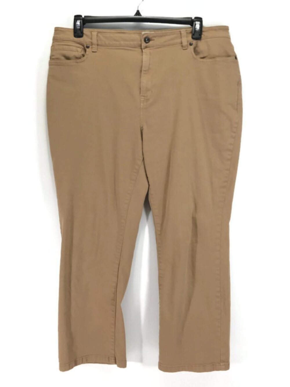 L.L. Bean True Shape Jeans Women's Plus Size 18 Petite High Rise Straight Leg